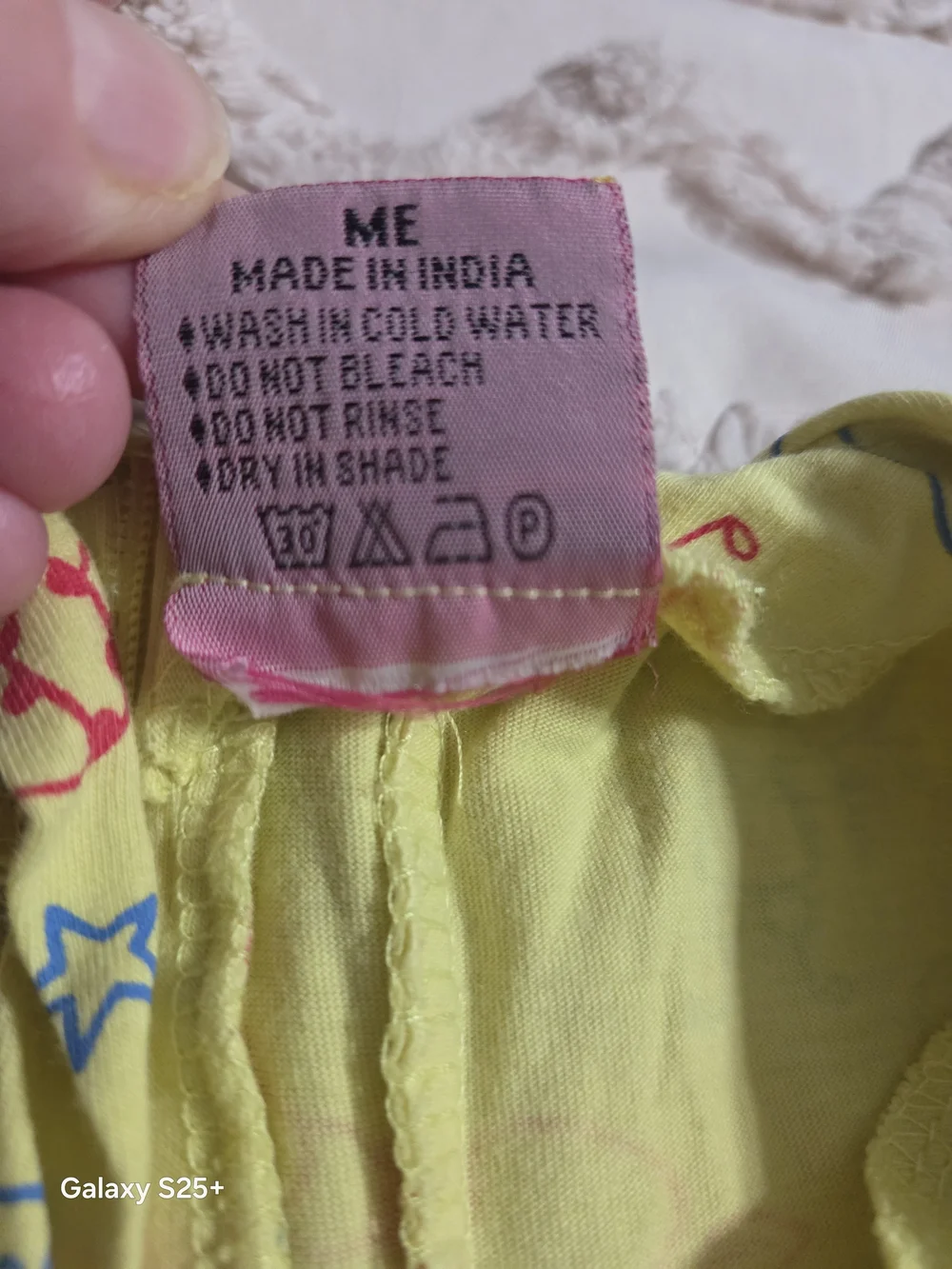 Hooney Girls Yellow Doodle Dress